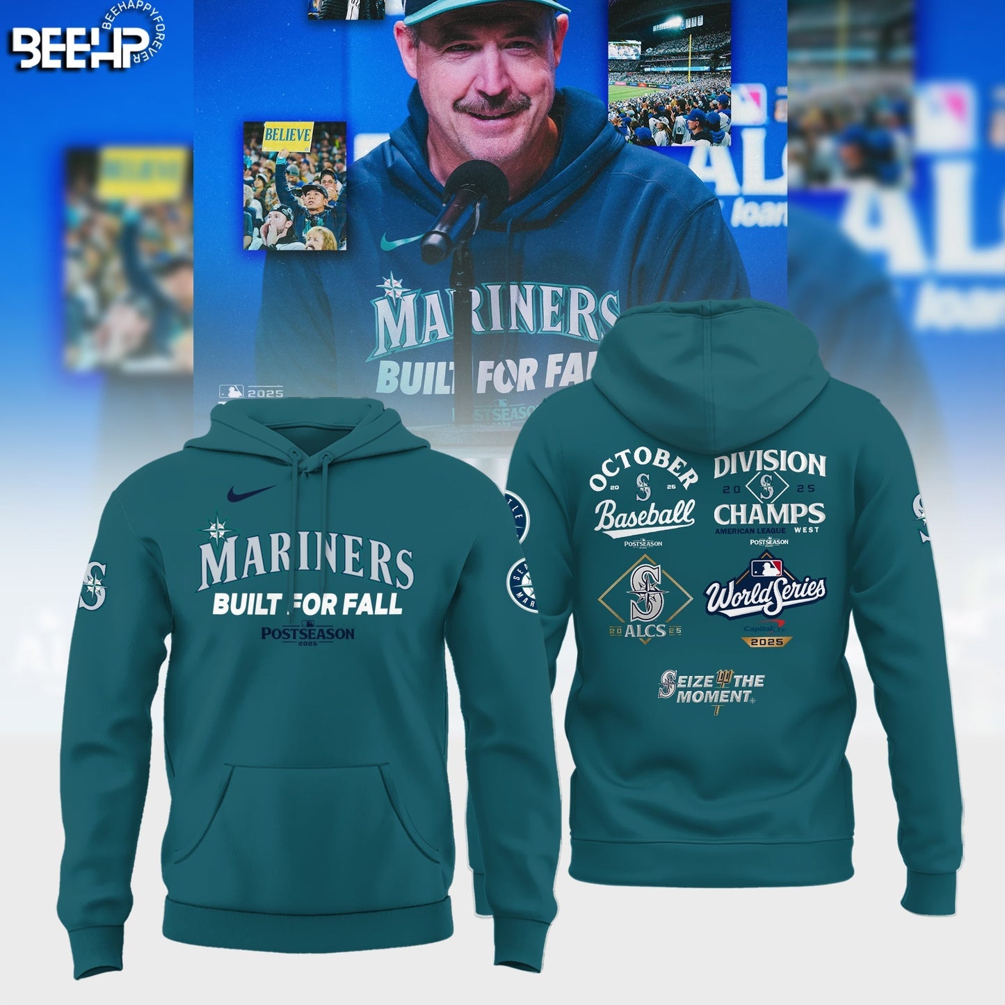Seattle Mariners Built For Fall Limited Edition Hoodie