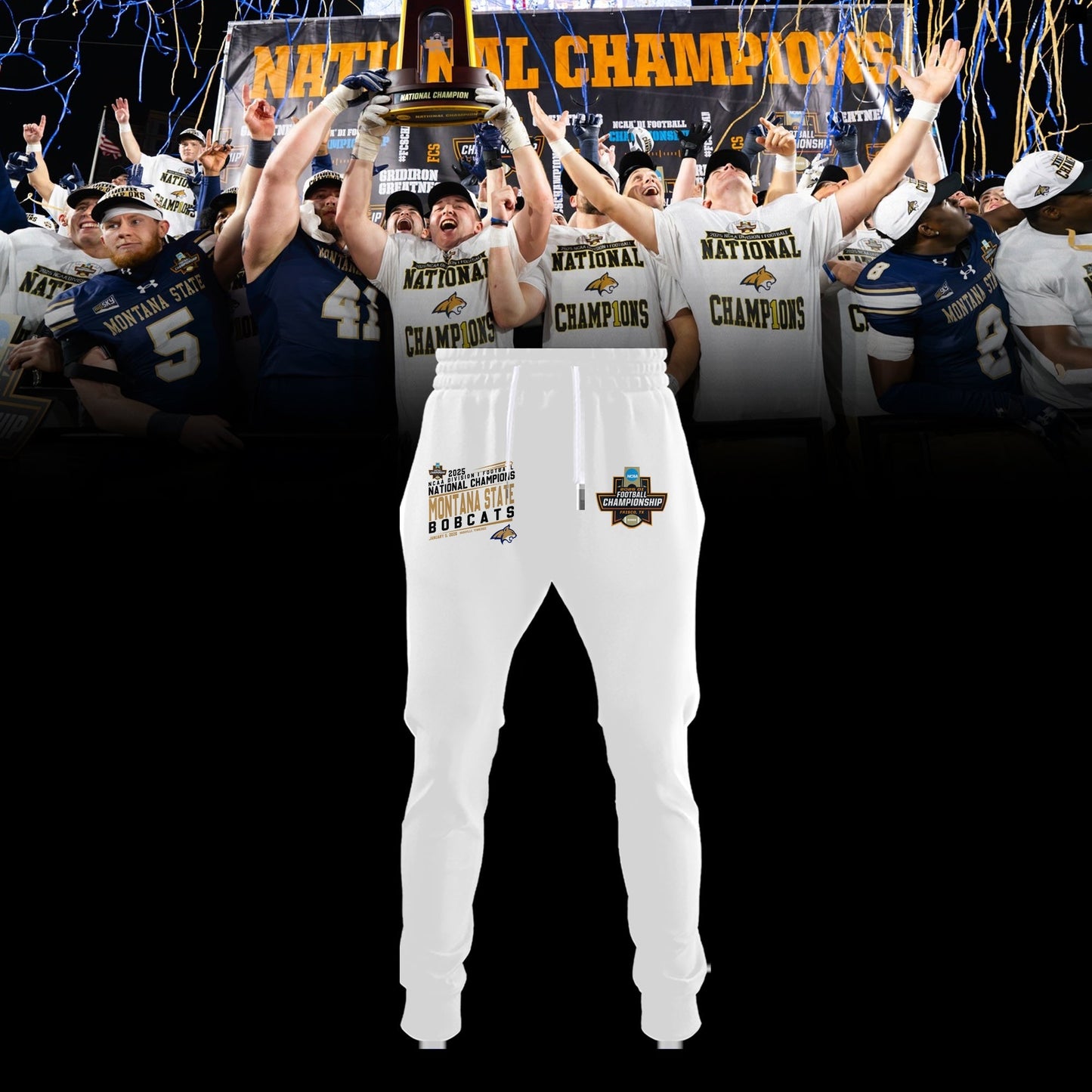 Limited Edition MSU Champions 2026 FCS Tshirt
