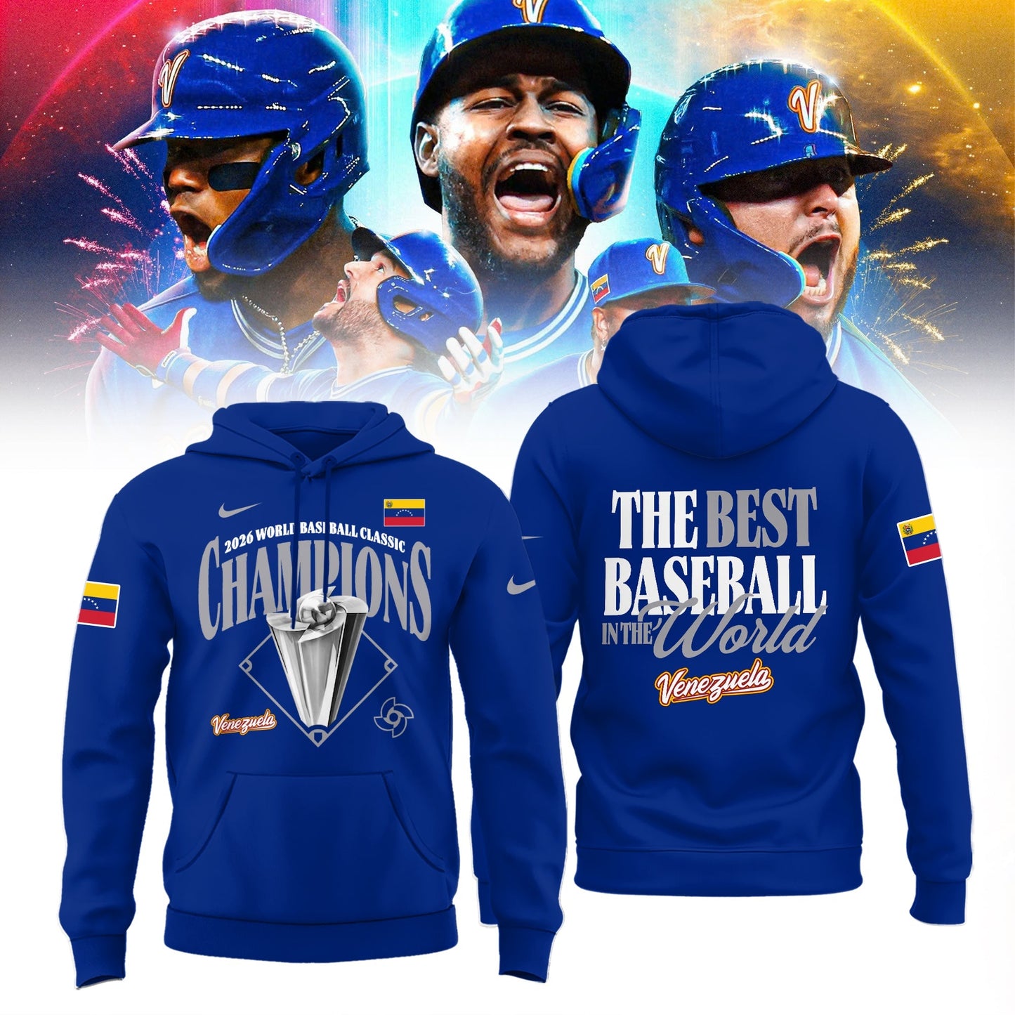 ðŸ†ï¸ðŸ†ï¸ðŸ† Venezuela Baseball World Baseball Classic Champions 2026 Hoodie