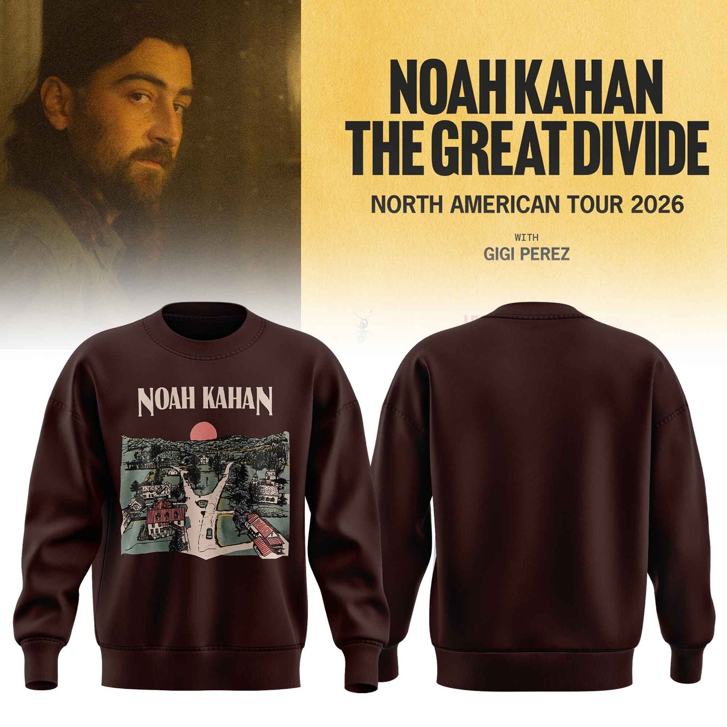 Noah Kahan “ The Great Divide Tour Merch Limited Sweater