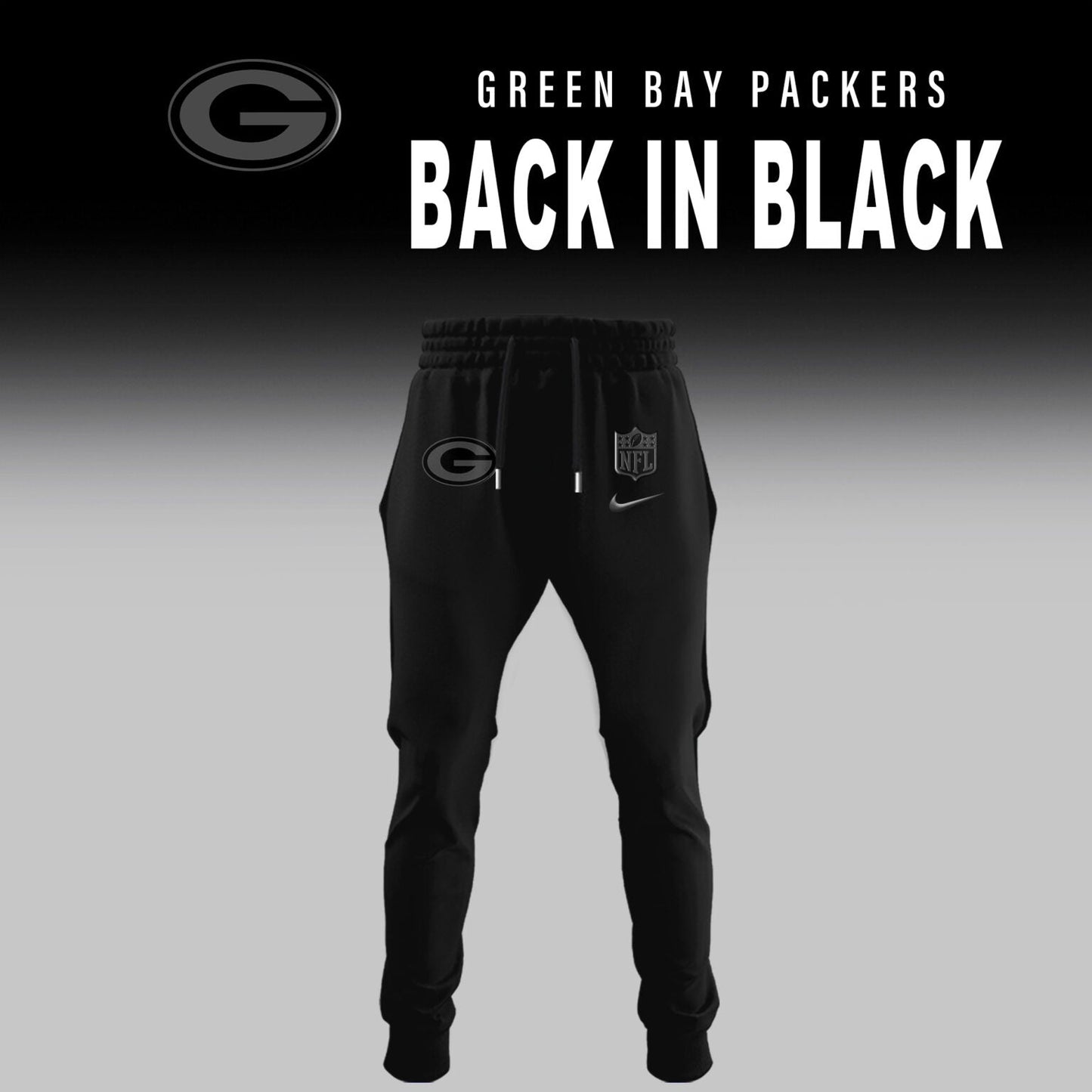 Green Bay Packers 2025 Back In Black Limited Edition Combo TShirt