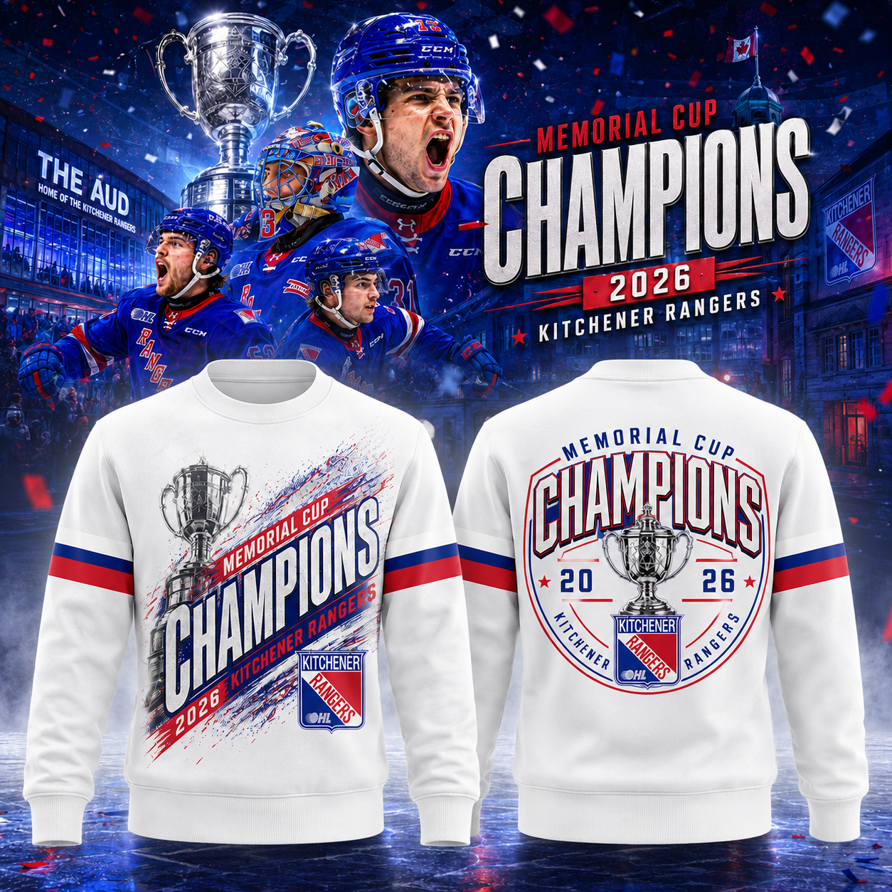 Kitchener Rangers 2026 Championship Legacy Edition Sweatshirt