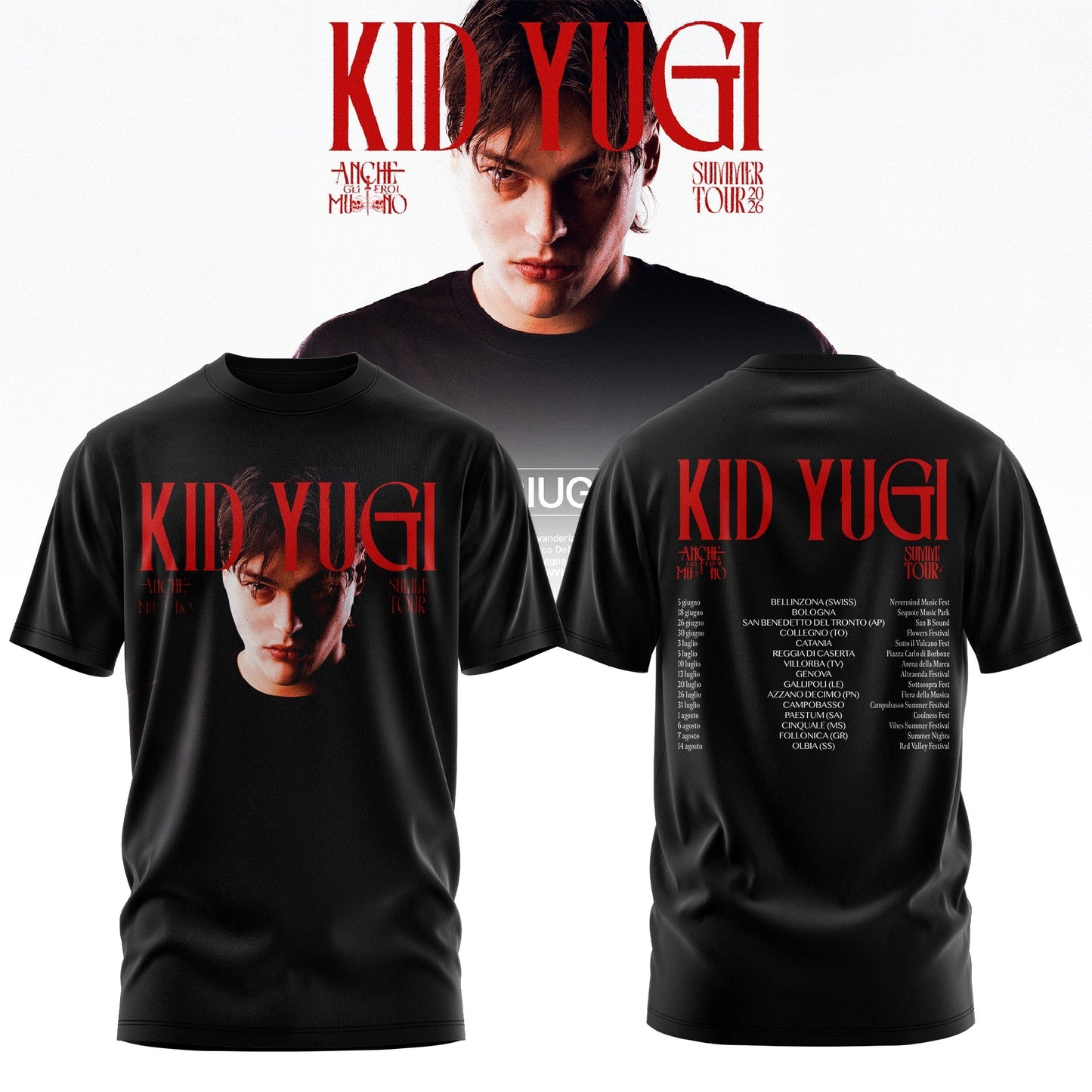 Kid Yugi – Summer Tour 2026 Limted Tshirt