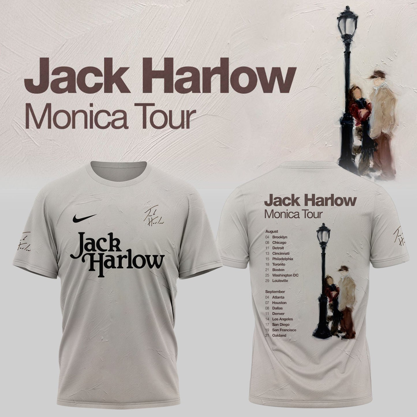 Jack Harlow Monica Tour Merch “ Limited TShirt