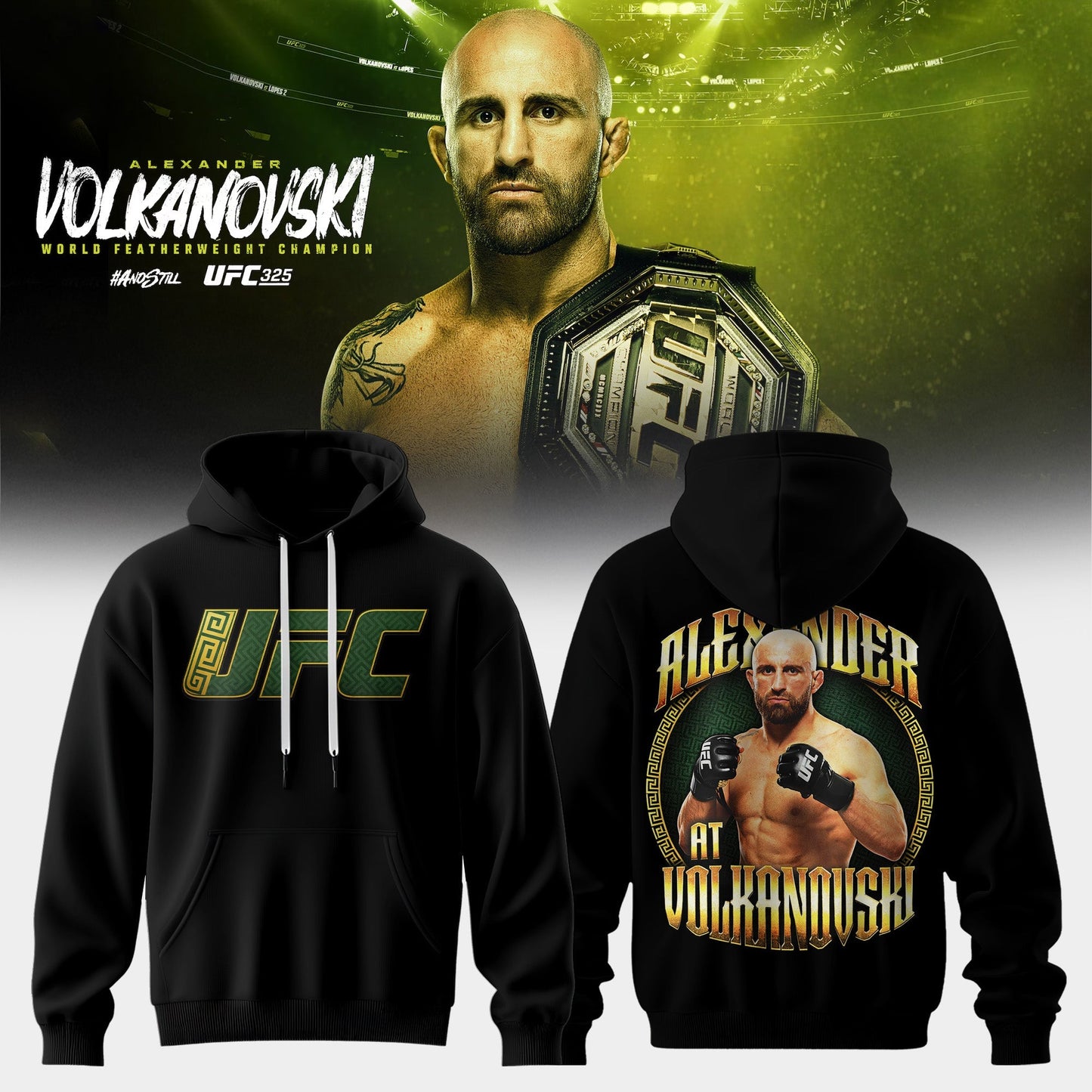 Alexander Volkanovski UFC 325 Featherweight Champion Hoodie