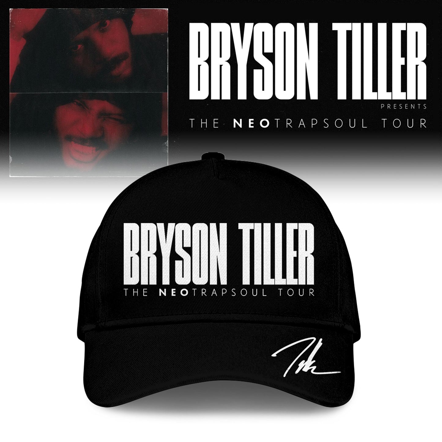 Bryson Tiller The Neo Trapsoul Tour 2026 Limited Edition Sweater