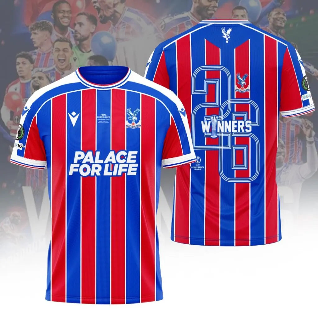 Limited Edition Crystal Palace F.C 2025/26 UEFA Conference League Winners Shirt