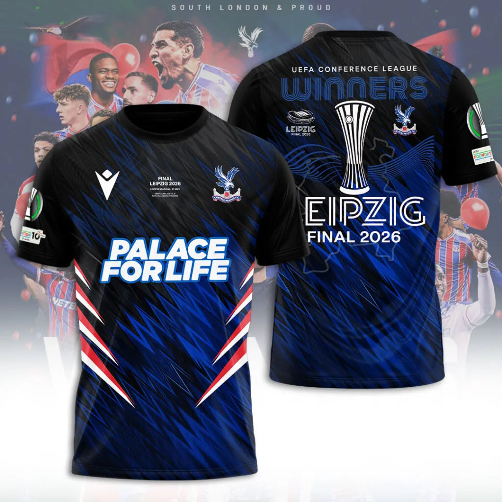 Limited Edition Crystal Palace F.C 2025/26 UEFA Conference League Winners Shirt