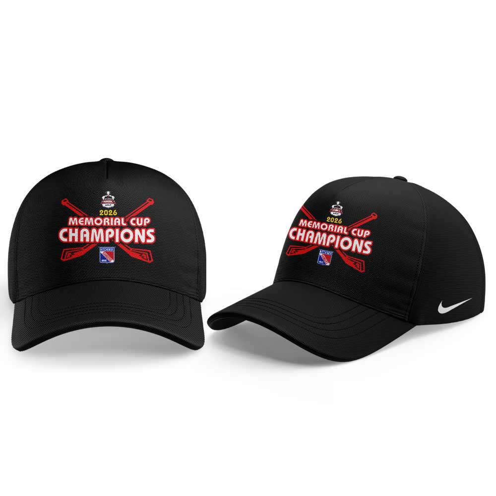 Kitchener Rangers 2026 MEMORIAL CUP CHAMPIONS Limited Shirt Black