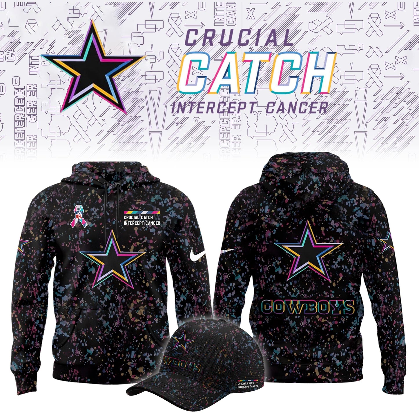 Dallas Cowboys Crucial Catch Limited Hoodie