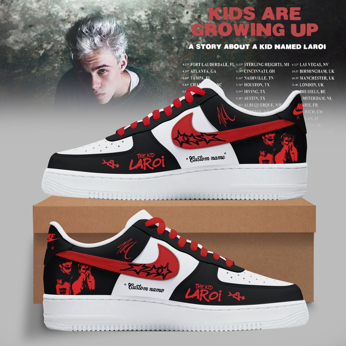 THE KID LAROI TOUR MERCH 2026 SNEAKERS ARE HERE ππ₯