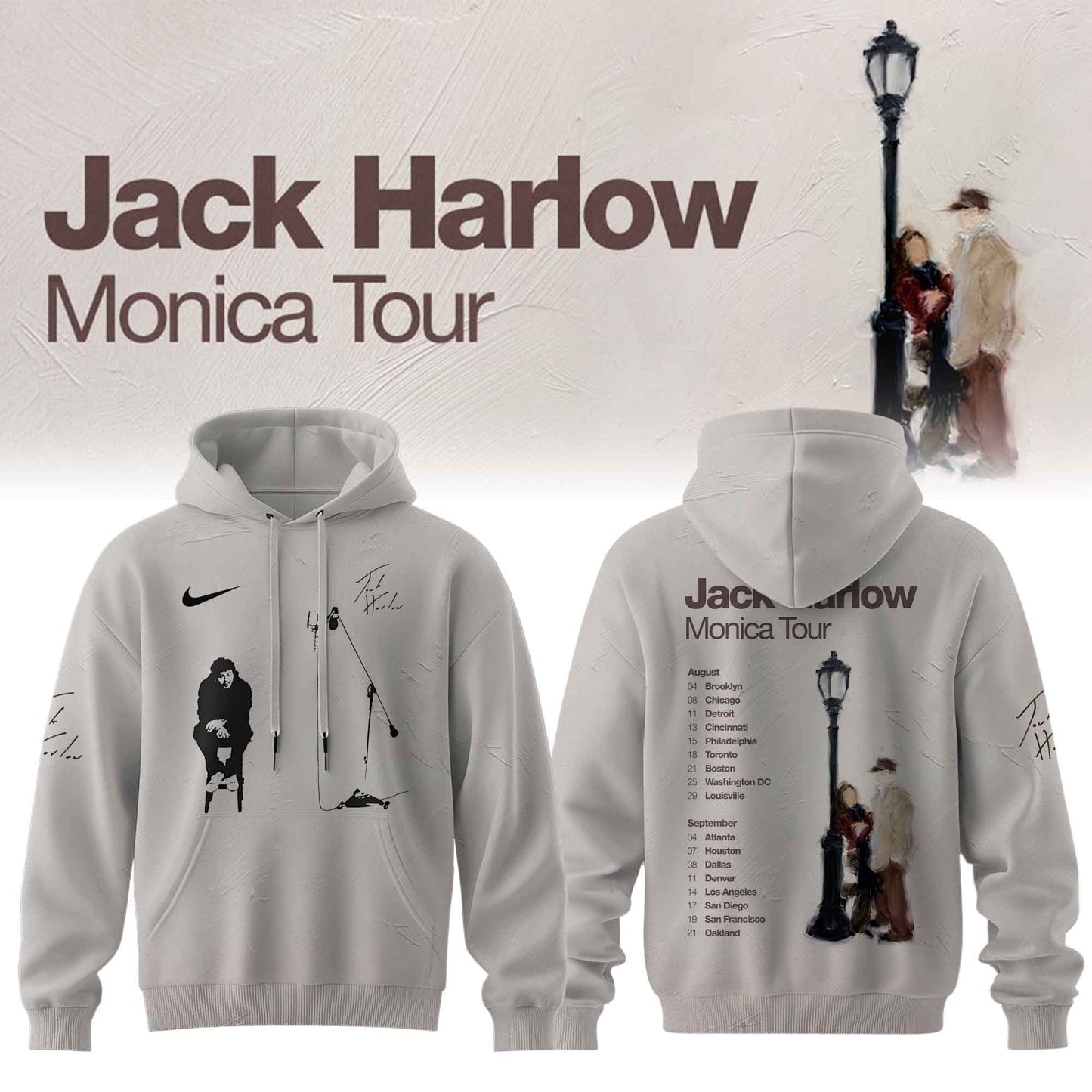 Jack Harlow Monica Tour Merch “ Limited Hoodie
