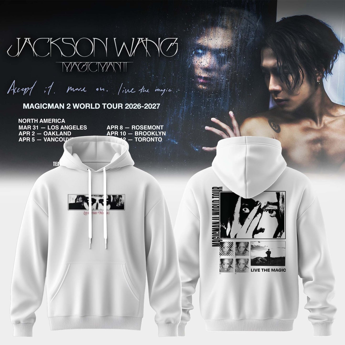 JACKSON WANG “ MAGICMAN 2 WORLD TOUR Limited Hoodie