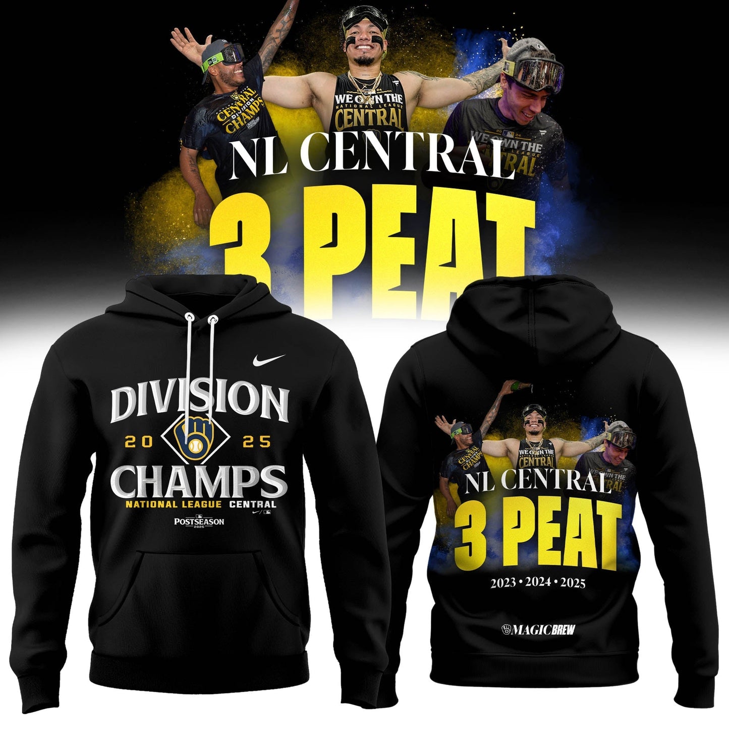 DO IT FOR UECK! The 2025 Brewers™ playoff merch Hoodie