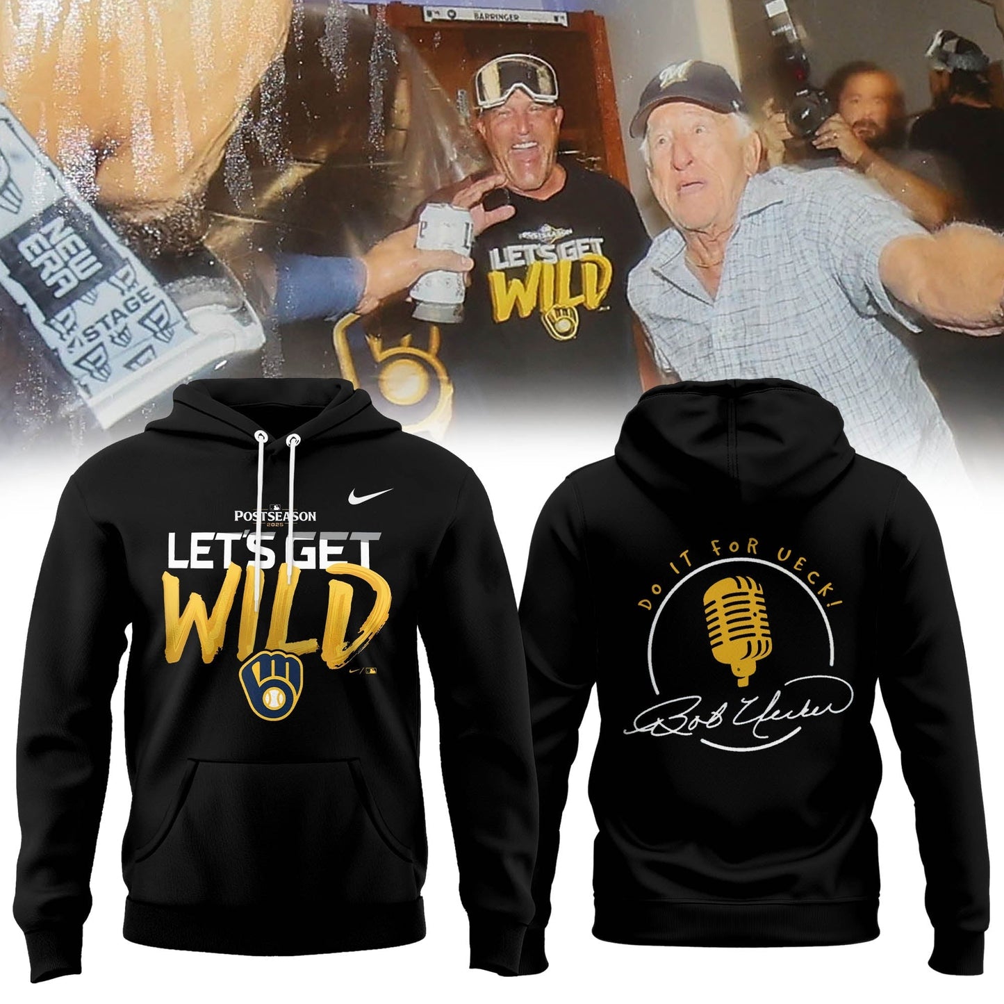 DO IT FOR UECK! The 2025 Brewers™ playoff merch Hoodie