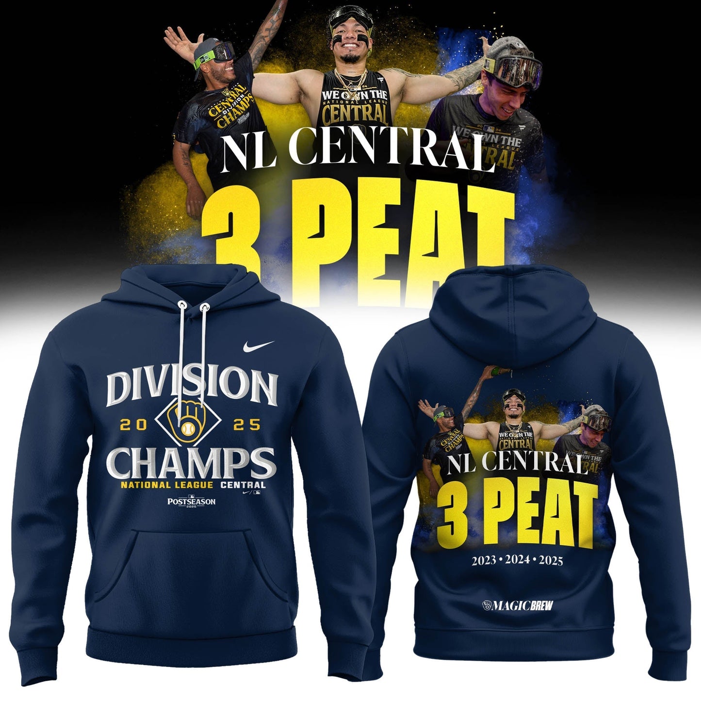 DO IT FOR UECK! The 2025 Brewers™ playoff merch Hoodie