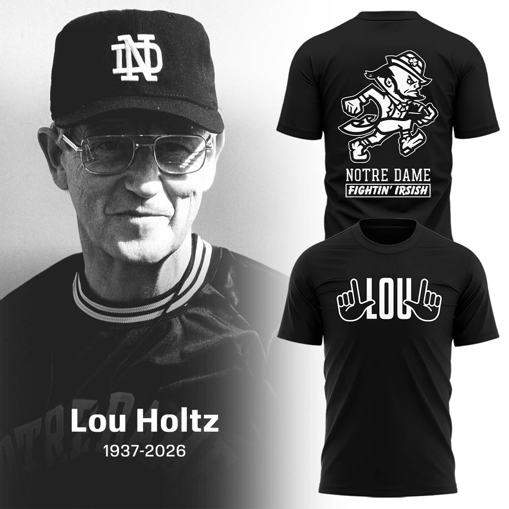 Notre Dame Legacy “ Lou Holtz Tribute Shirt