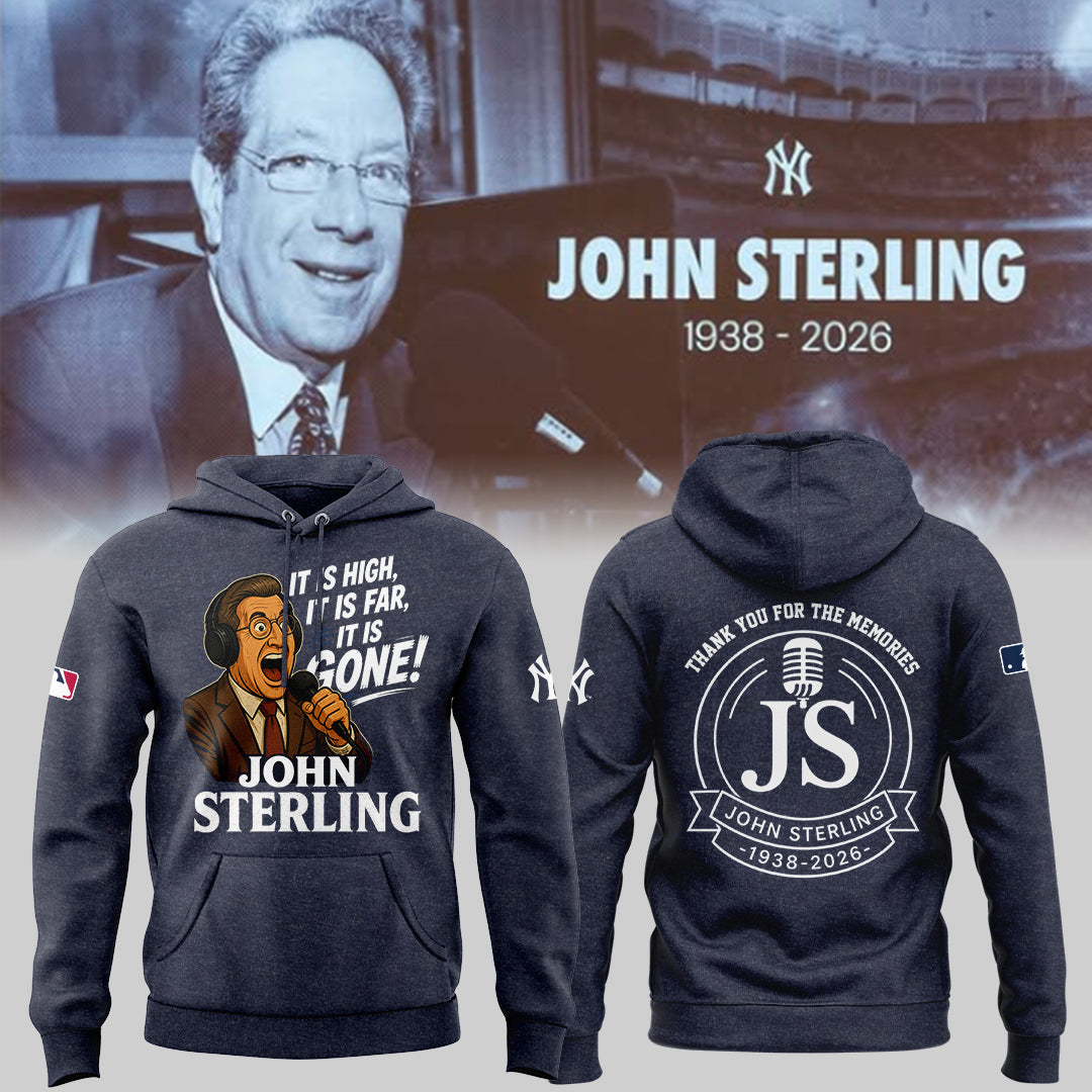 “Remembering John Sterling — The Voice of the Yankees” Hoodie