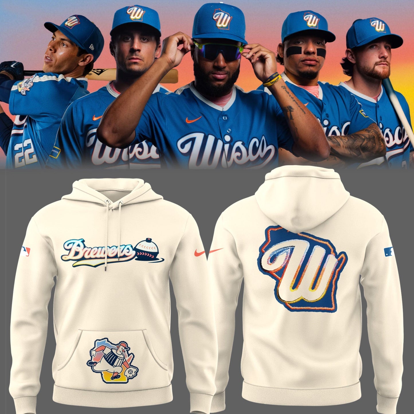 Milwaukee Brewers âš¾ City Connect That™s the Wisco way Hoodie