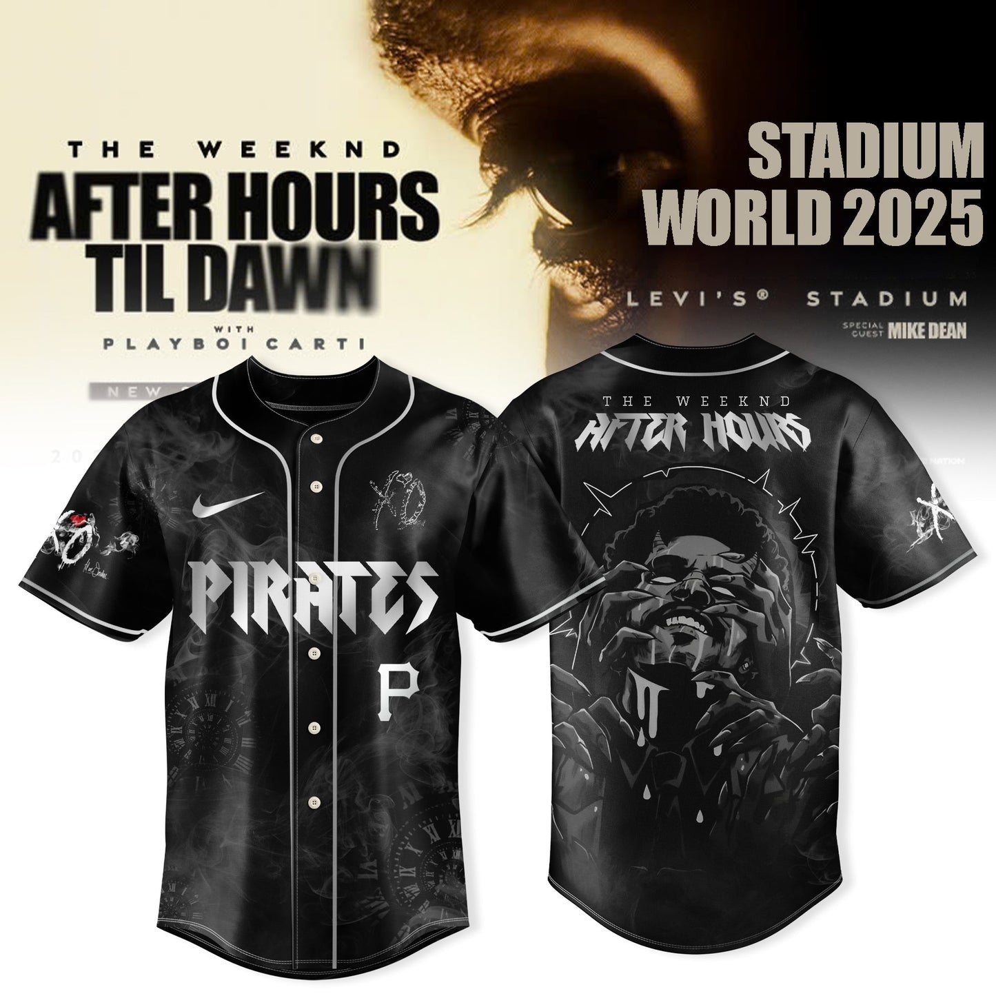 Pittsburgh Pirates x After Hours Til Dawn 2025 “ The Weeknd
