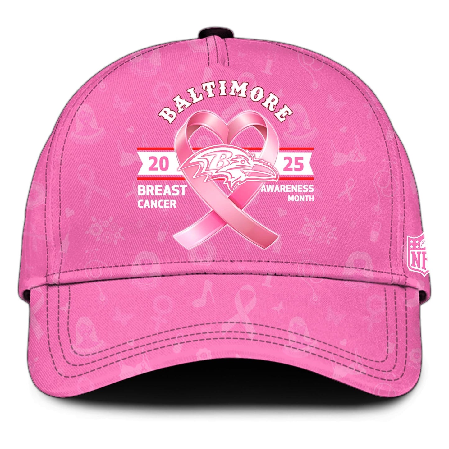 Baltimore Ravens Special Breast Cancer Awareness Month Limited Edition Hoodie 2025