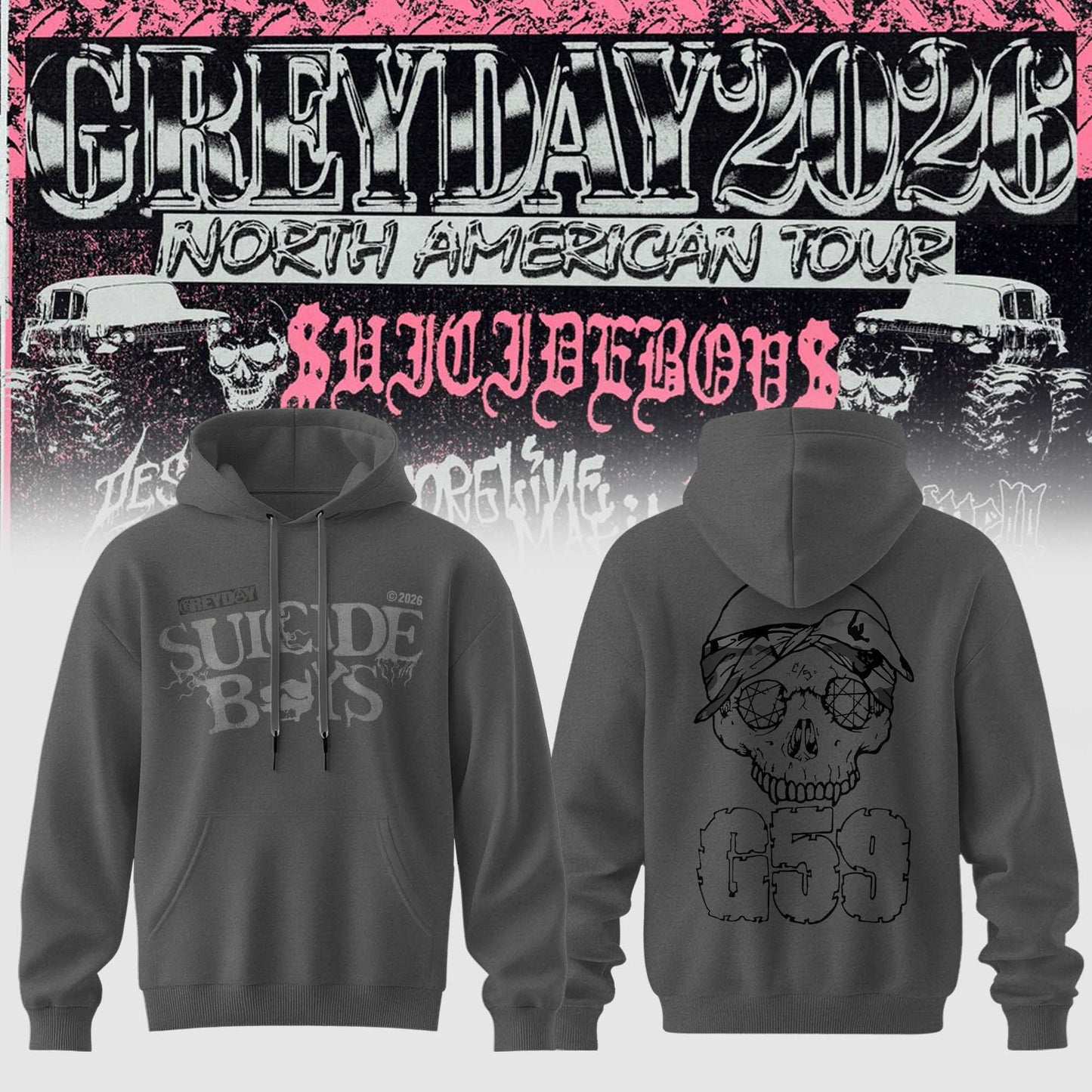 Greyday 2026 “ North American Tour Hoodie