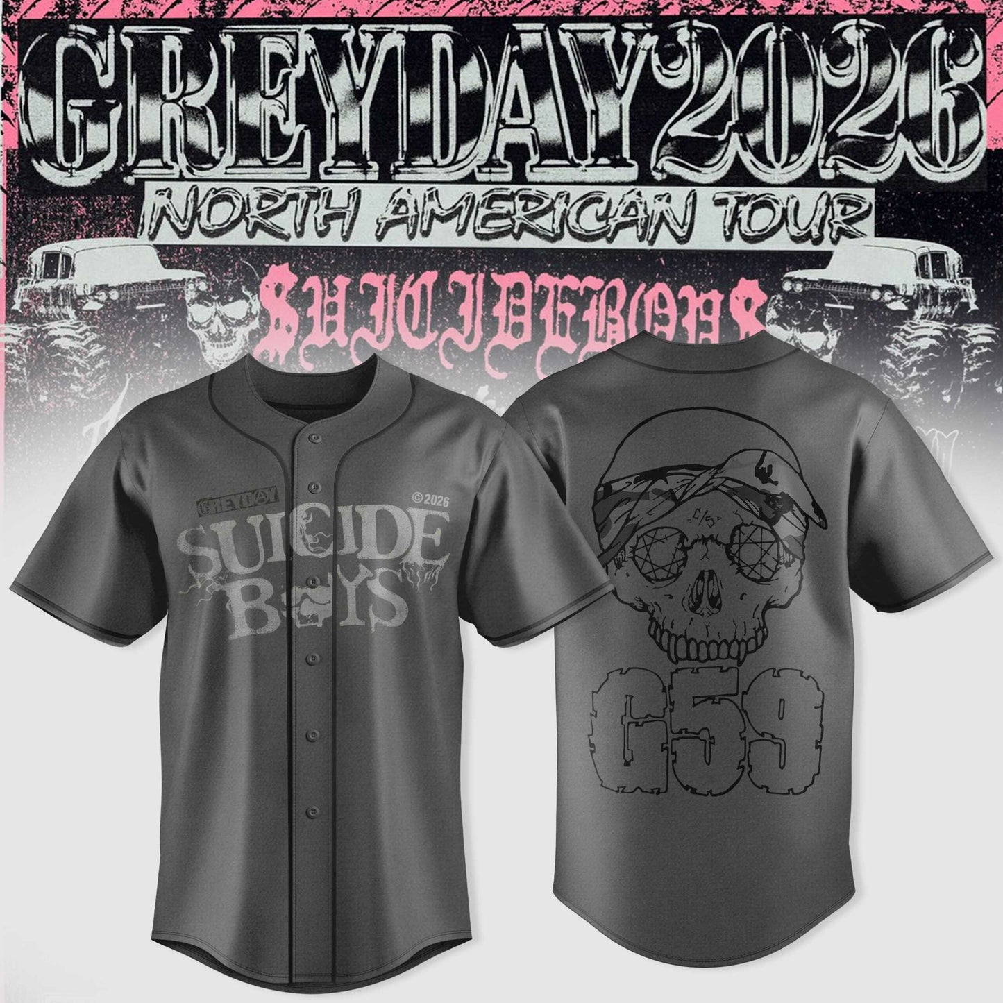 Greyday 2026 “ North American Tour Jersey