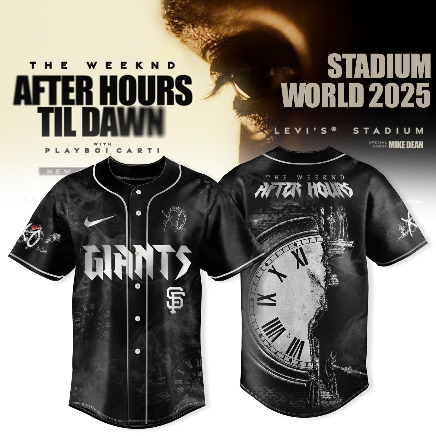 San Francisco Giants x After Hours Til Dawn 2025 “ The Weeknd