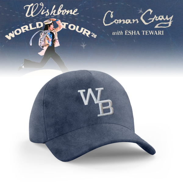 Conan Gray: Wishbone World Tour 2026 Limited Baseball Jersey