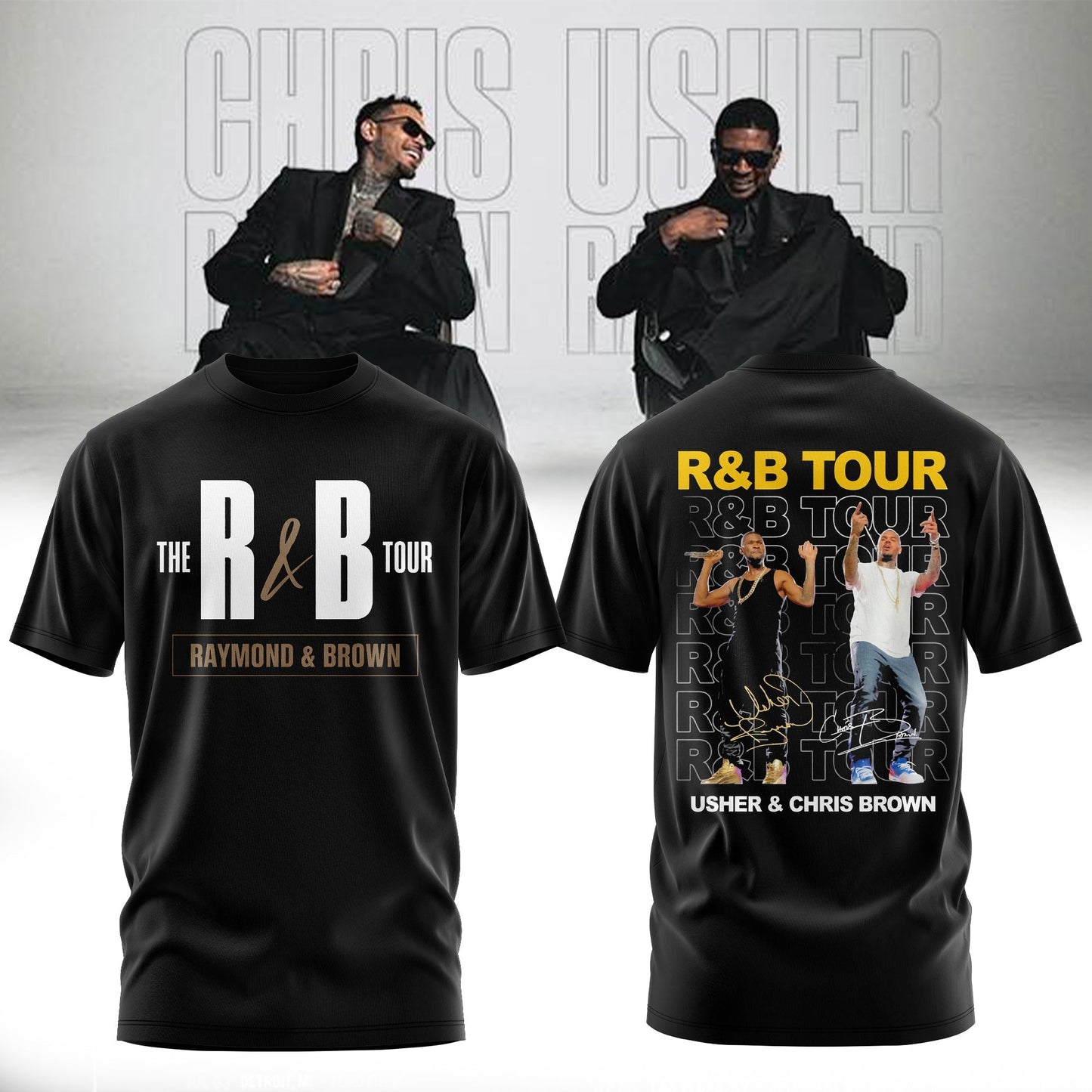 Chris Brown and Usher – The R&B Tour Edition T-shirt