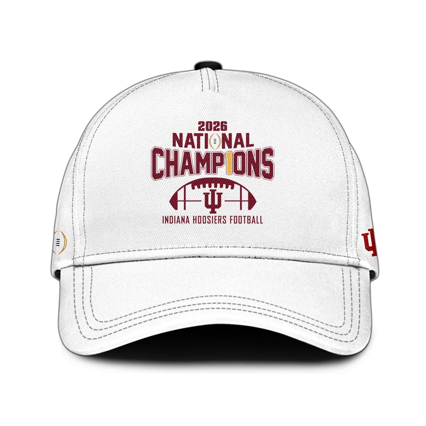 Indiana Hoosiers National Champions 2025/26 Hoodie White Limited Edition + Selling Out Fast