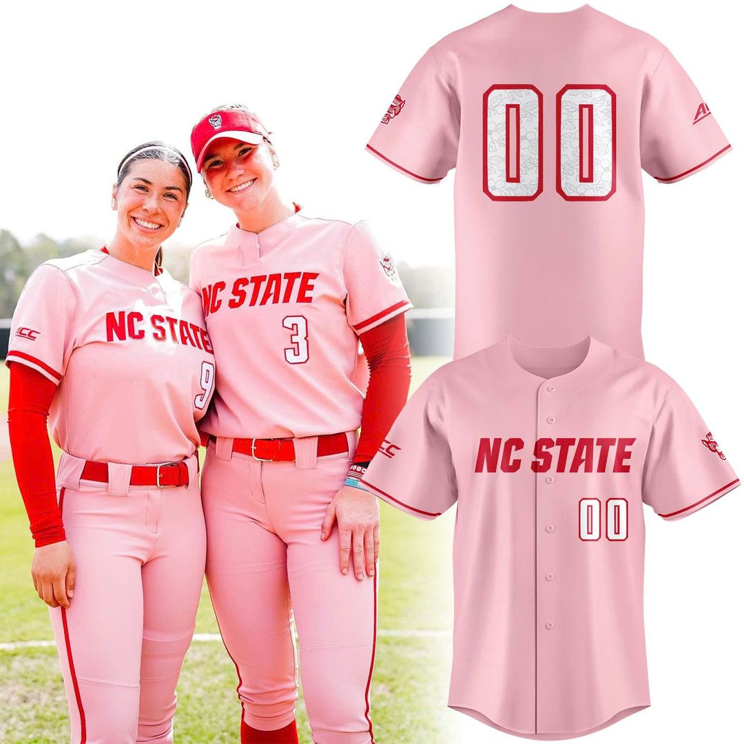 NC State Softball Dogwood Flower Uniform Jersey - Limited Edition