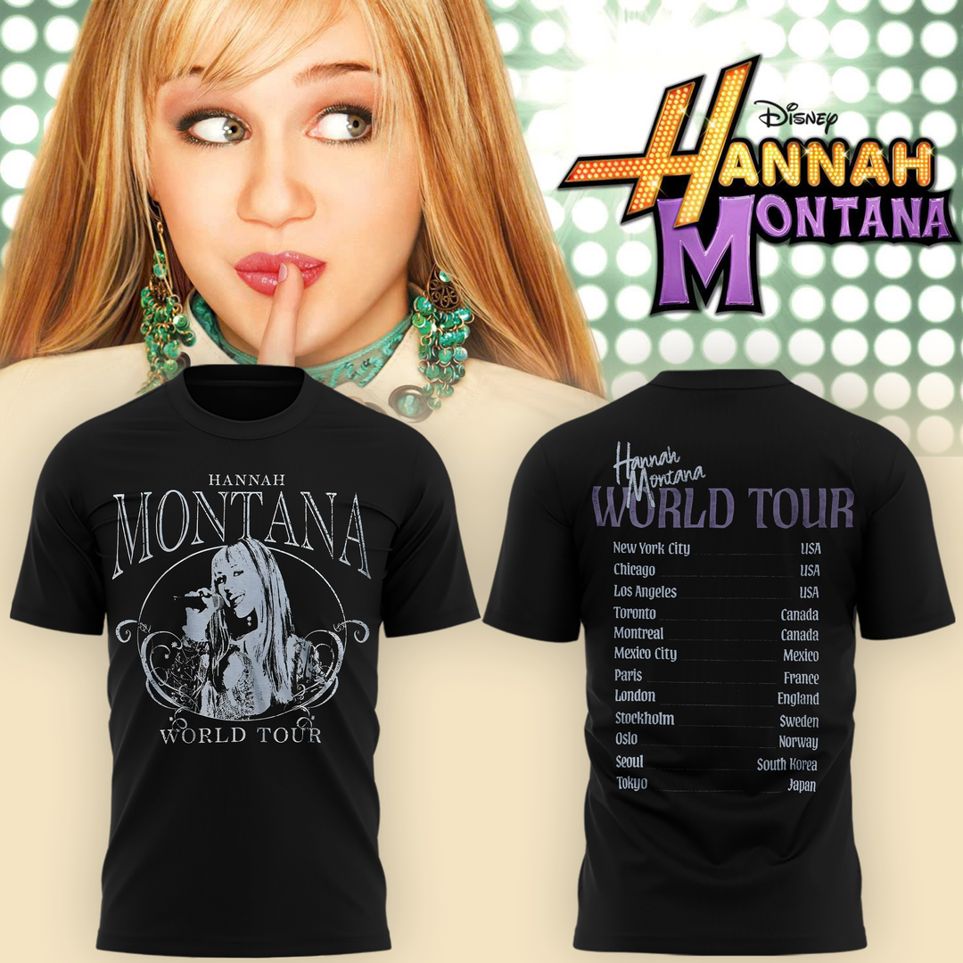 Limited edition Hannah Montana World Tour T-shirt