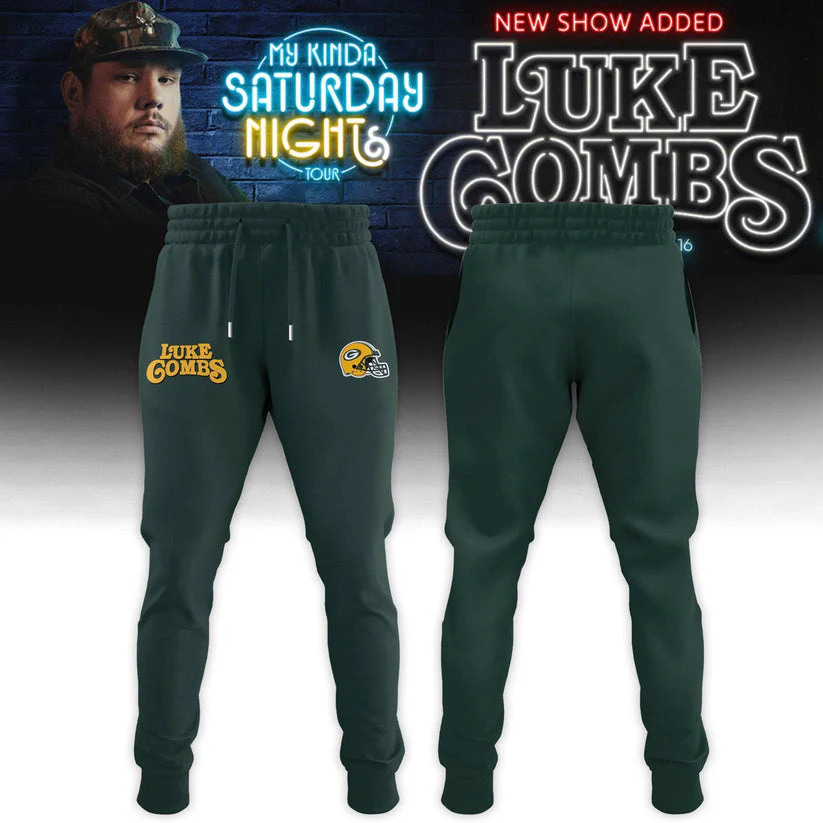 Green Bay Packers x Luke Combs - My Kinda Saturday Night Tour Country Music 2026 Hoodie