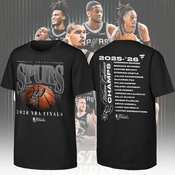 San Antonio Spurs 2026 Western Conference Finals Champions T-Shirt