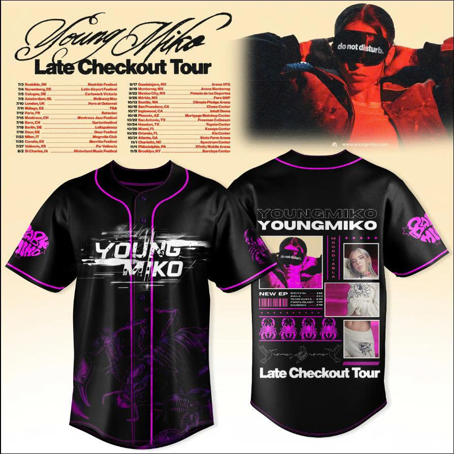 Young Miko “ Purple Chaos Tour Jersey