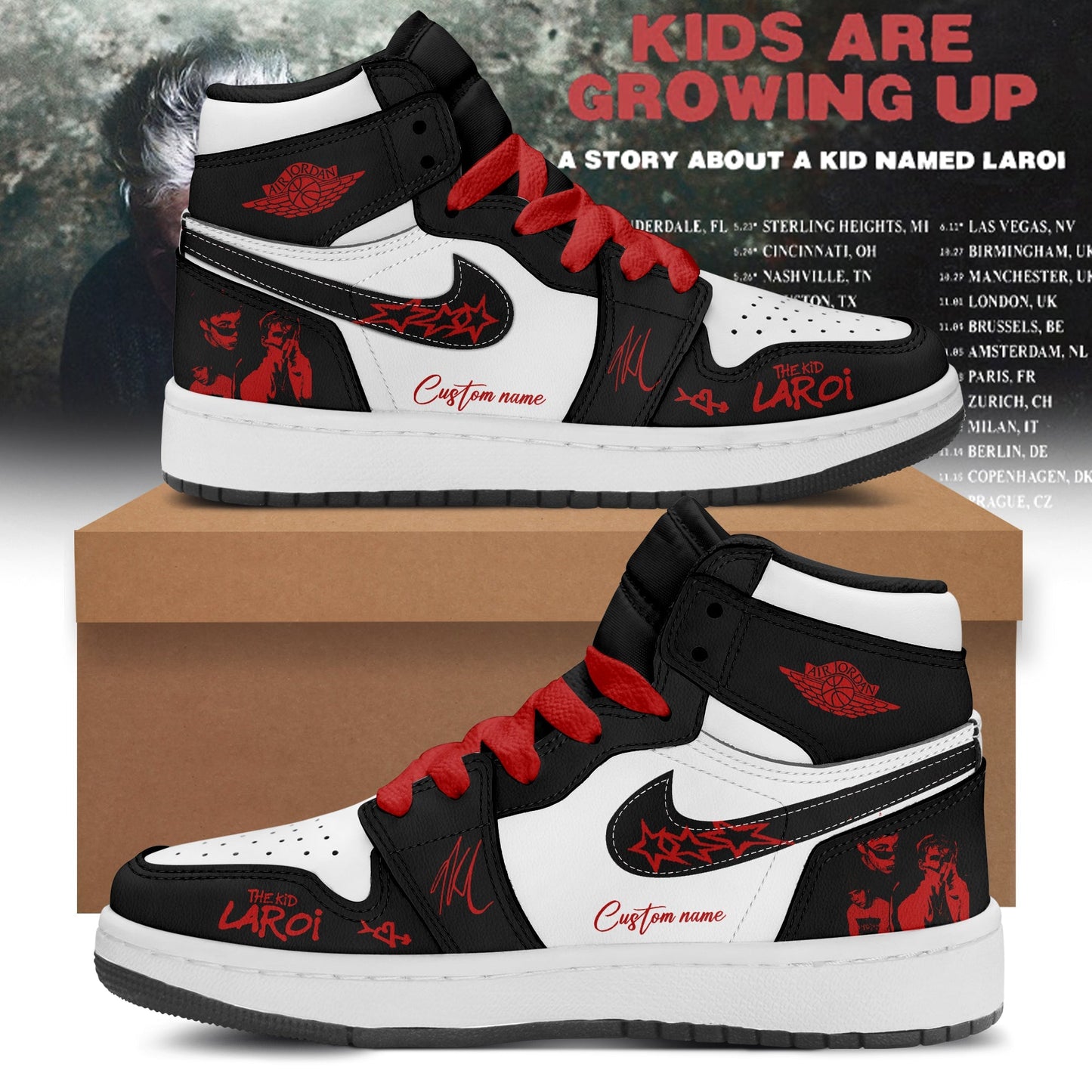 THE KID LAROI TOUR MERCH 2026 SNEAKERS ARE HERE ππ₯