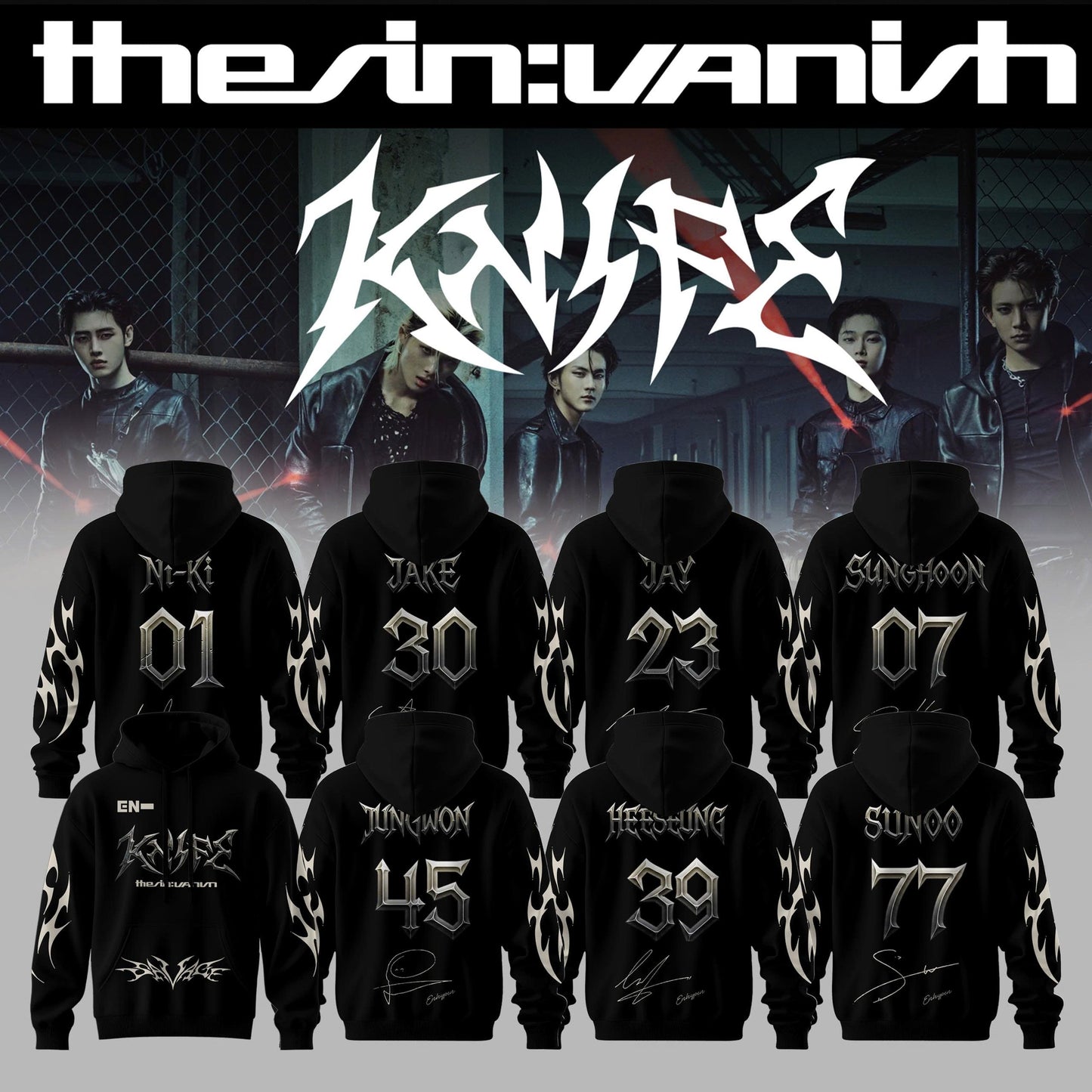 ENHYPEN ™THE SIN : VANISH˜ “ Knife Limited Hoodie