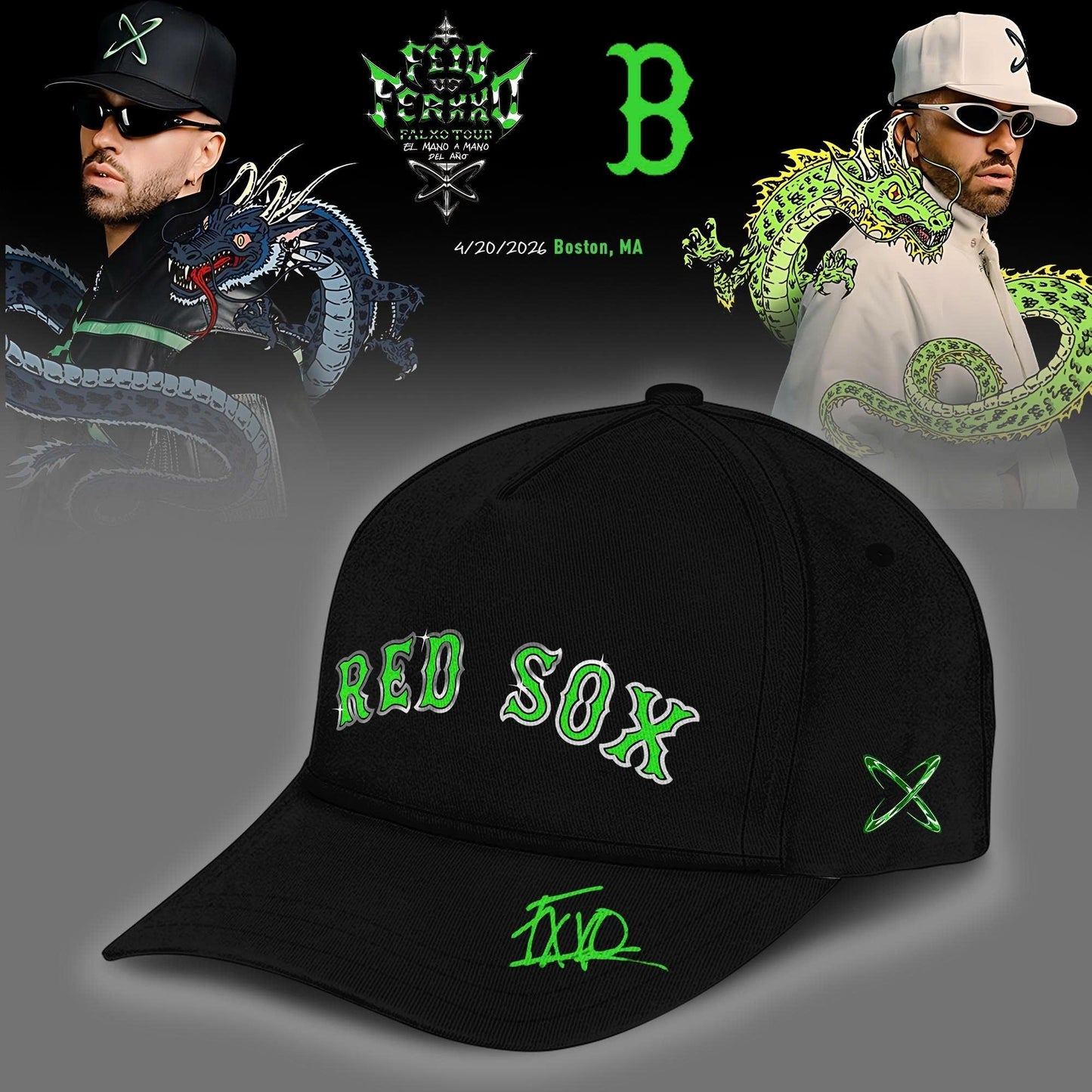 Boston Red Sox x FEID Falxo Tour 2026 Limited Edition Jersey