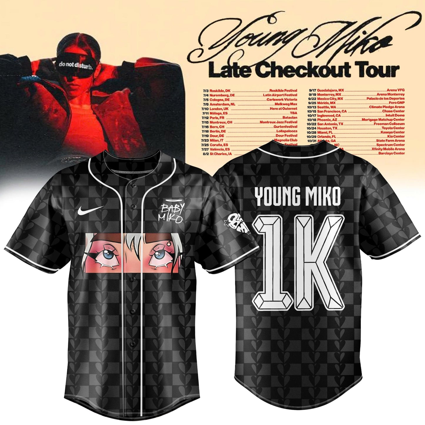 Late Checkout Tour 2026 Edition Jersey