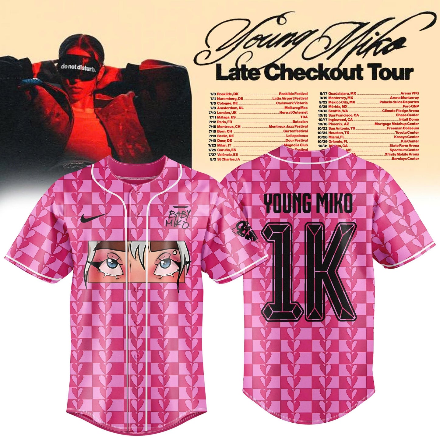 Late Checkout Tour 2026 Edition Jersey