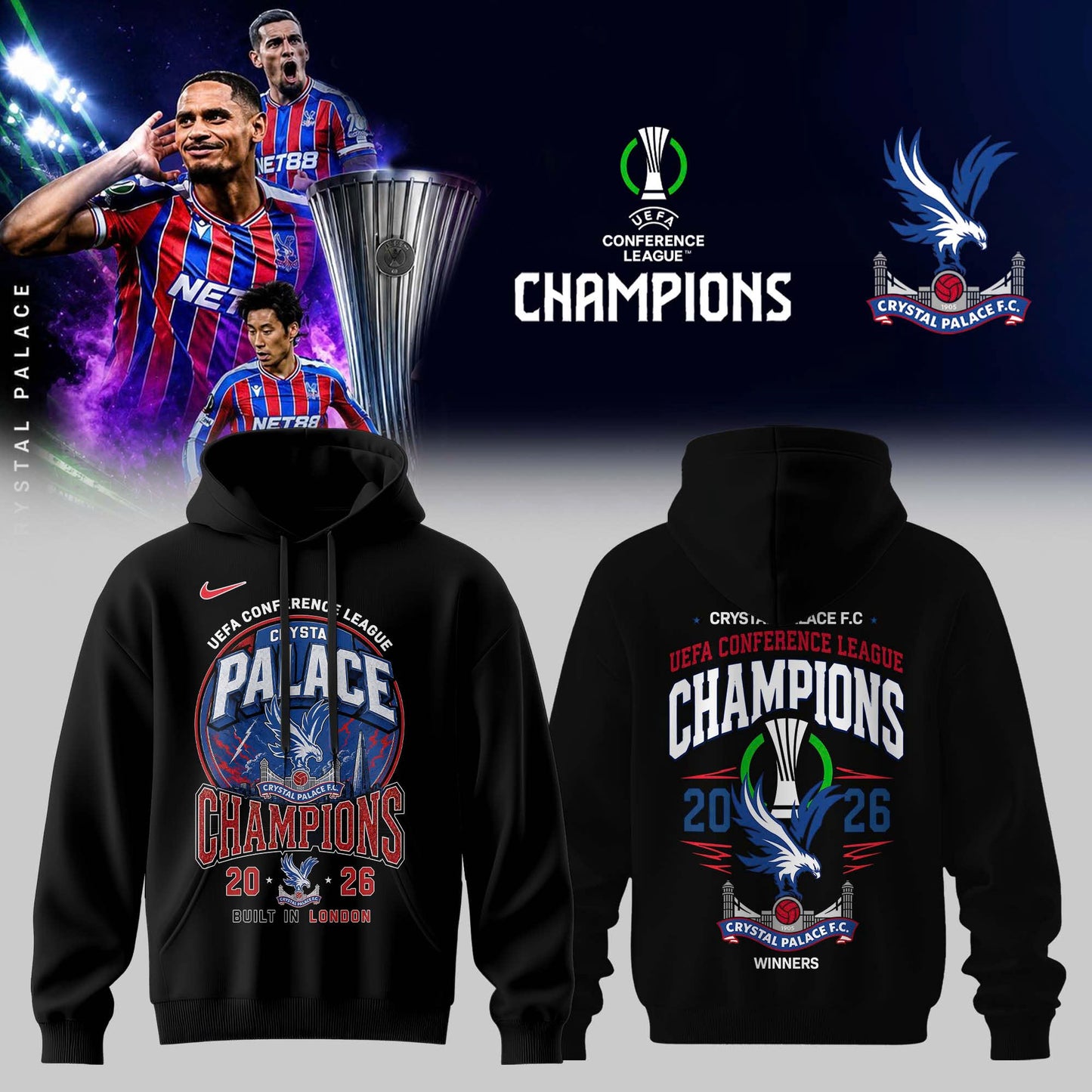 UEFA Conference League Winners 2026 Edition Hoodie