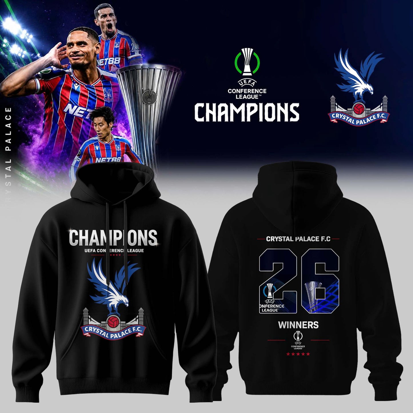UEFA Conference League Winners 2026 Edition Hoodie
