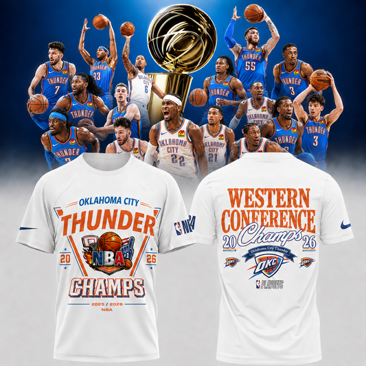 Exclusive Oklahoma City Thunder Finals - OKC Western Conference Champions T-Shirt