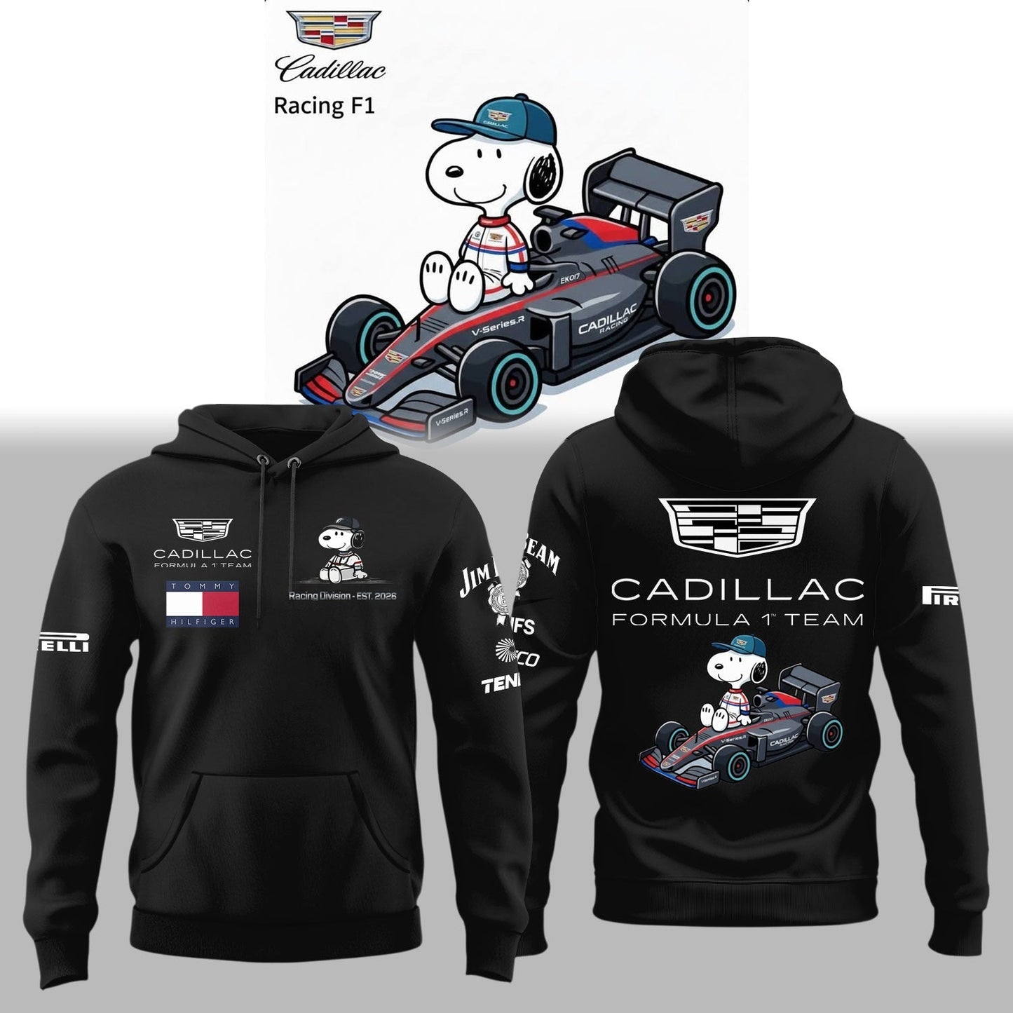 Cadillac Formula 1 x Snoopy Limited Edition Combo Hoodie
