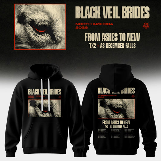 Black Veil Brides “ From Ashes To New Tour (North America 2026) Limited Hoodie