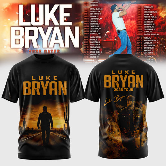 LUKE BRYAN 2026 TOUR MERCH – COUNTRY NIGHTS TEE