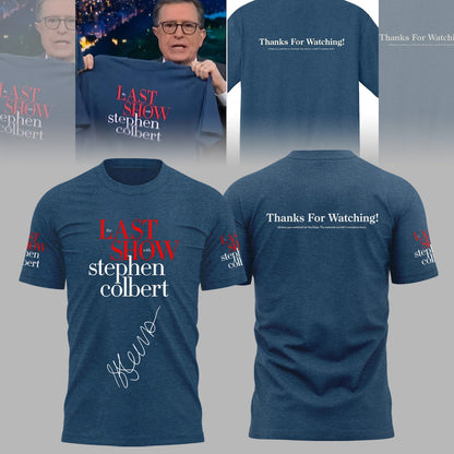 The Late Show with Stephen Colbert Signature Limited Edition Shirt