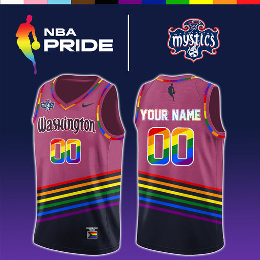 Washington Mystics 2026 WNBA x Pride Day Jersey Limited Edition
