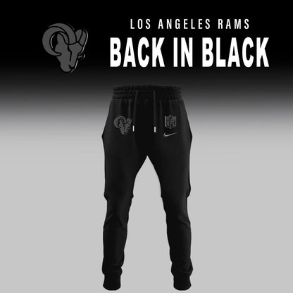 Los Angeles Rams 2025 Back In Black Limited Edition Combo TShirt